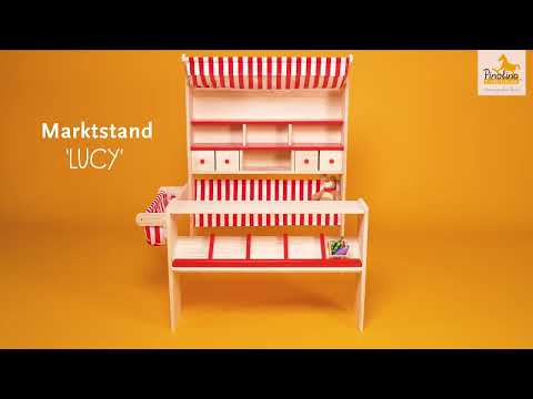 Marktkraam 'Lucy', rood winkel