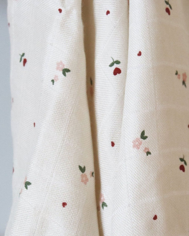 Bamboe mousseline inbakerdoeken 2st. Flower Love