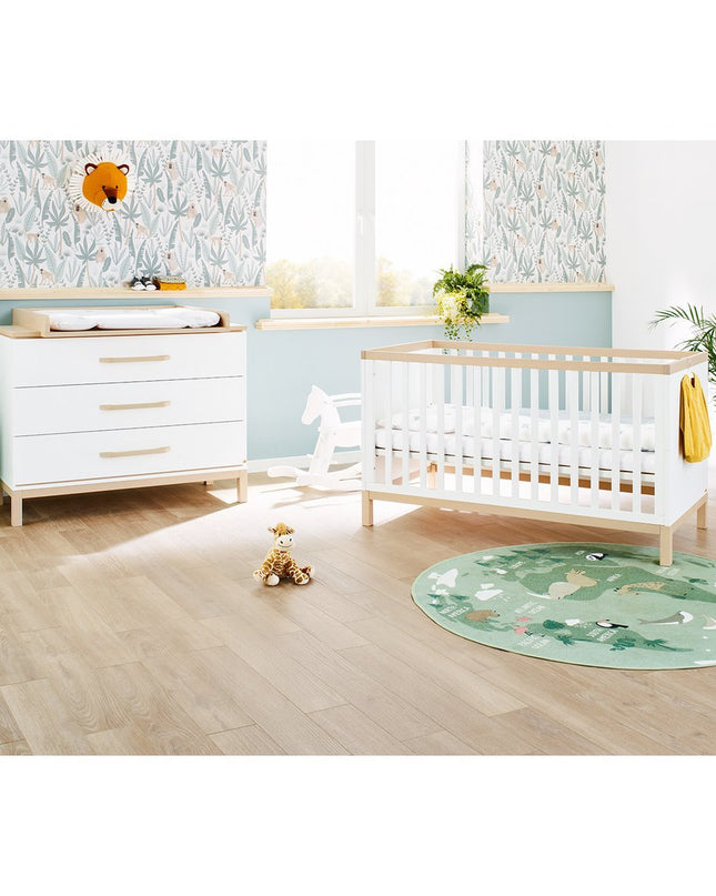 Startset 'Light' breed
2 delen: ledikant, brede commode