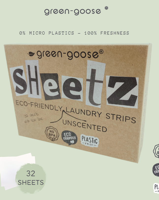 green-goose Wasstrips - 32 Strips - Ongeparfumeerd
