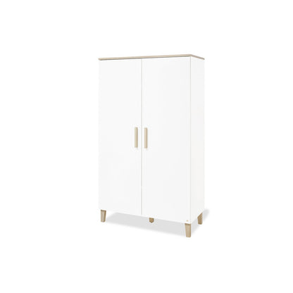 Startset 'Lumi' breed3 delen: ledikant, brede commode, 2-deurs kledingkast