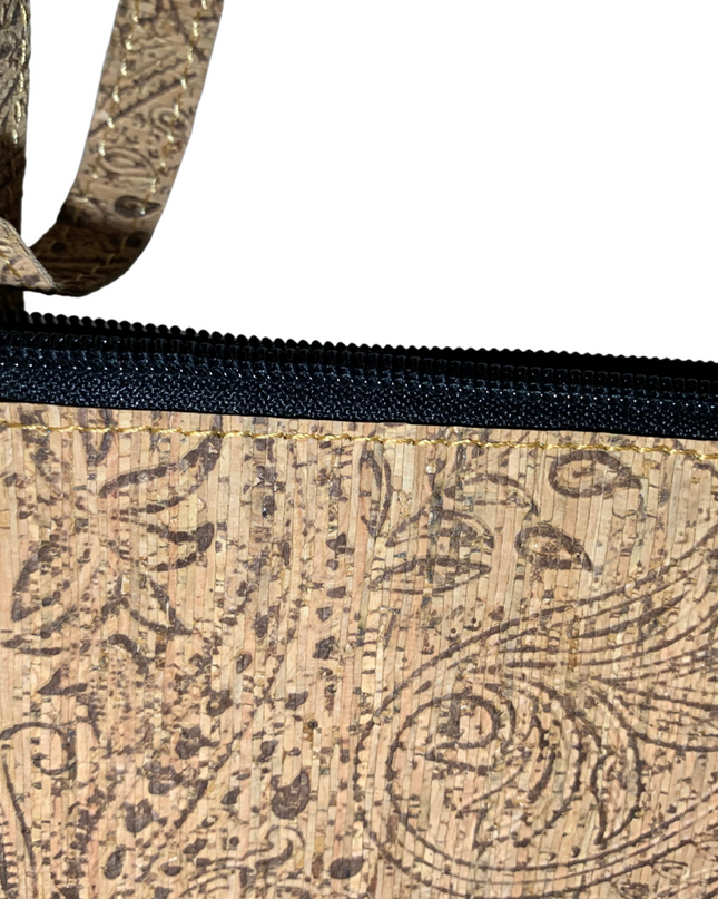 green-goose Kurk Schoudertas - Zilver