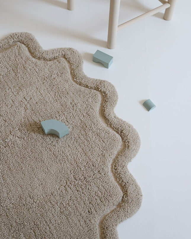 Sweet April Lin – Wasbaar katoenen vloerkleed voor kinderen (Ø110 cm)