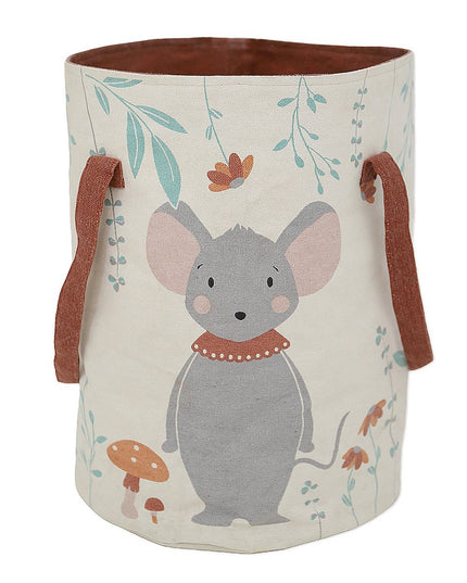 Poly – OEKO-TEX Katoenen Opbergmand voor Kinderkamer (Ø 30 × H 40 cm)