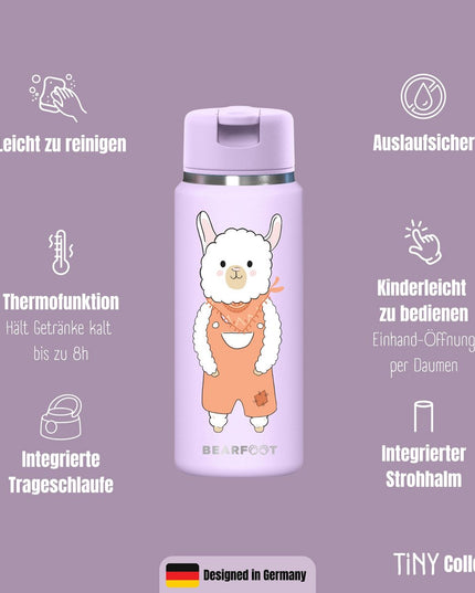 TINY Thermo Kinderdrinkfles bidon RVS - Lama - 200ml