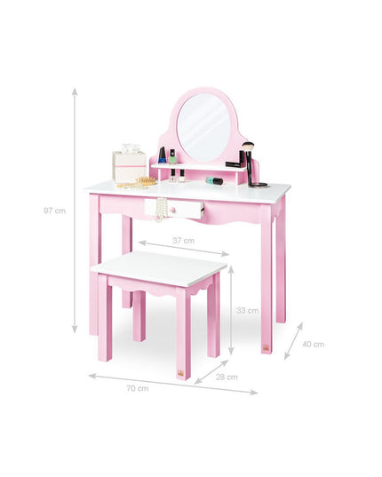 Kinderkaptafel 'Jasmin', incl. stoel