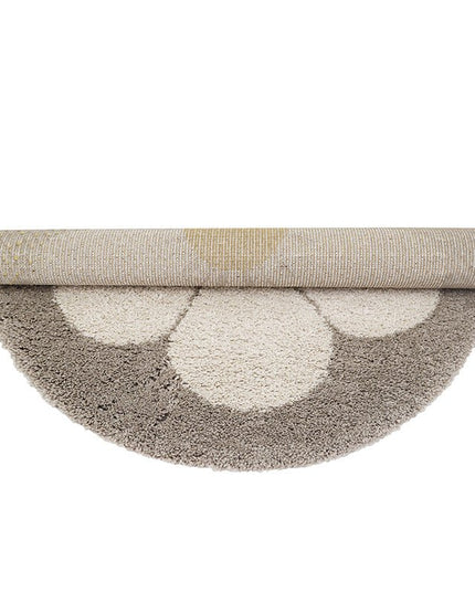 Bohemian Daisy beige rond kindervloerkleed