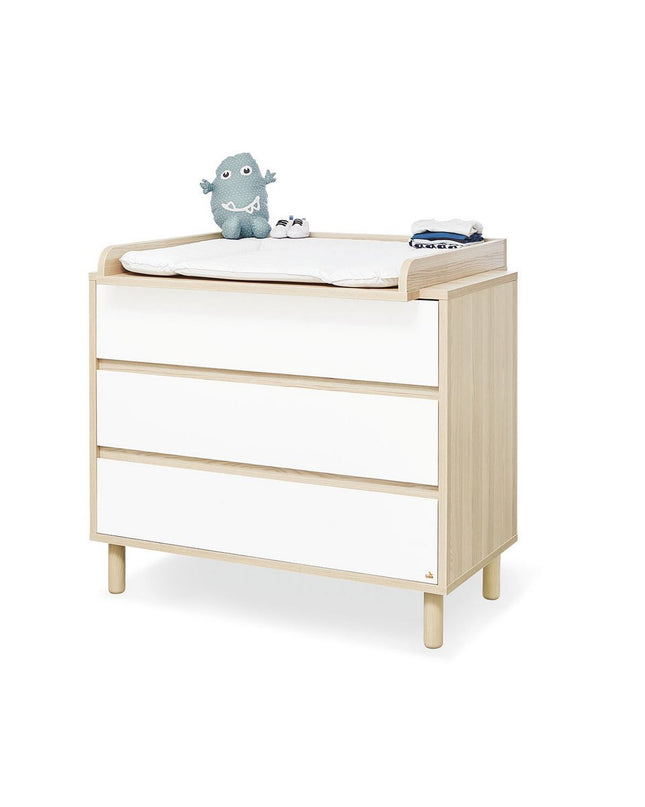 Startset 'Flow' breed
2 delen: ledikant, brede commode
