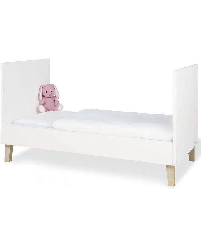 Startset 'Lumi' extra breed
2 delen: ledikant, extra brede commode