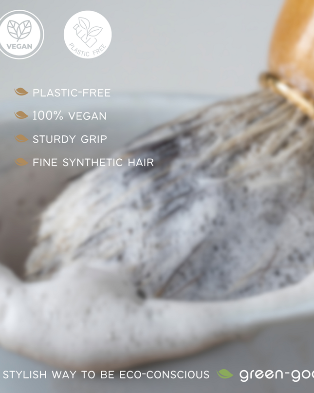 green-goose Klassiek Scheermes met Scheerzeep en Scheerkwast - Bamboe