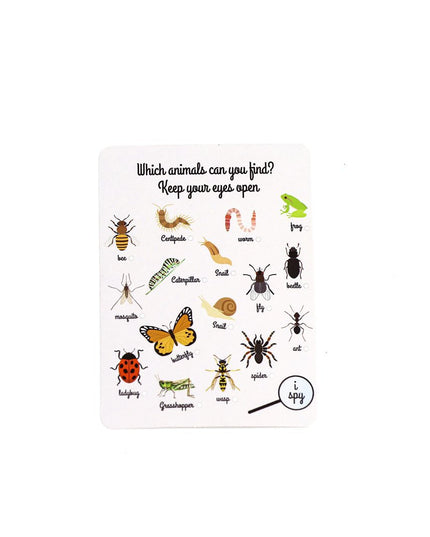 Houten insectenhuis met kaart