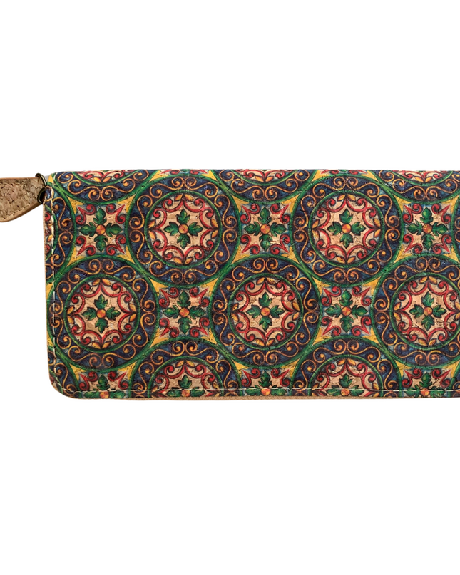 green-goose Kurk Dames Portemonnee - Circles