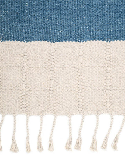 LUCIA BLEU eigentijds kindertapijt - Lucia Vloerkleed – 100% Gerecycled Materiaal, 100x150 cm
