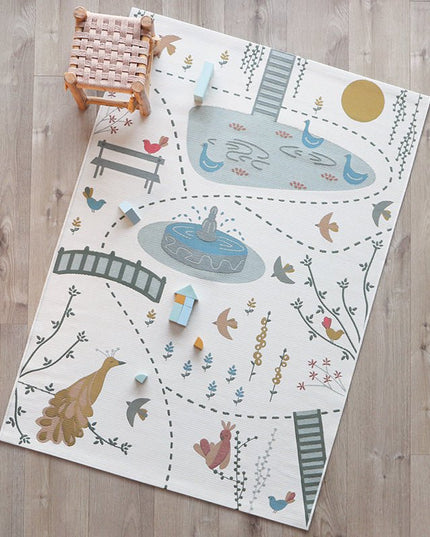 BIRD PARADISE vloerkleed indoor & outdoor kinderspeelmat