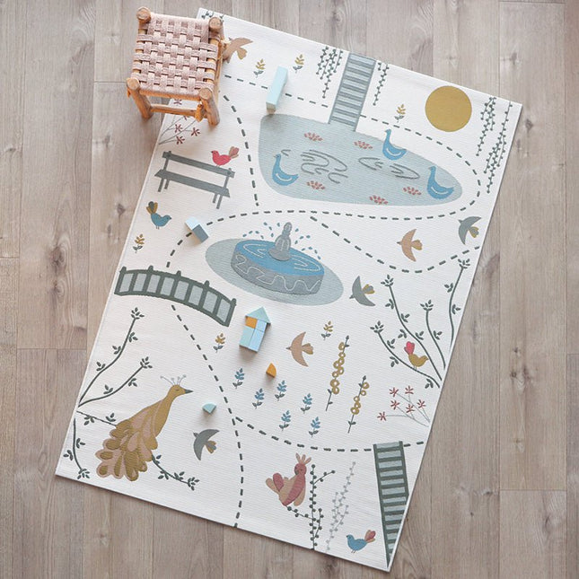 BIRD PARADISE vloerkleed indoor & outdoor kinderspeelmat