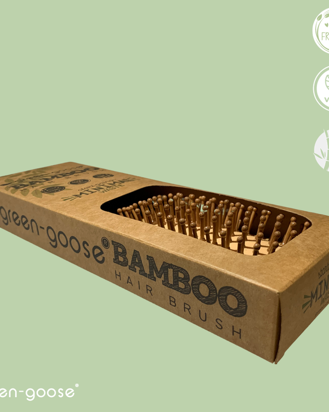 green-goose Bamboo Hairbrush XL
