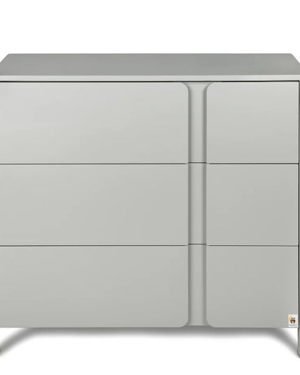 YappyClassic Dressoir / Commode – Lichtgrijs met Aankleedblad