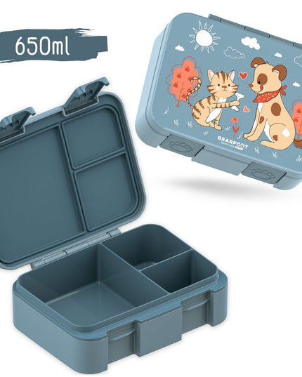 Nachhaltige Bento-Lunchbox COMPACT – mit Fächern, auslaufsicher, BPA-frei – für Hunde und Katzen