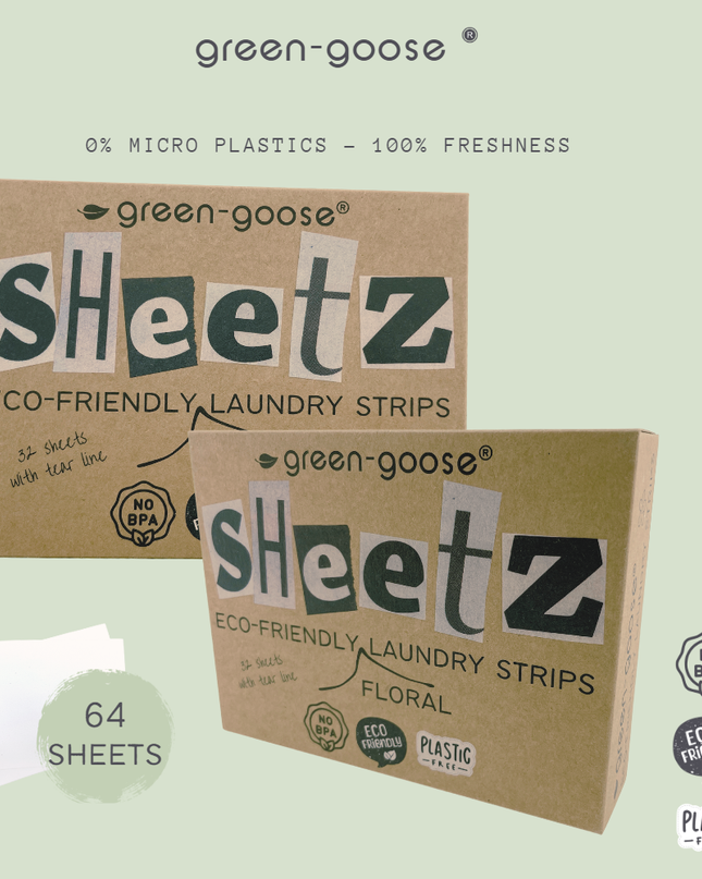 green-goose Wasstrips - 64 Strips - Zomerbloemen