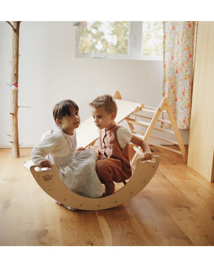 Kinderfeets Houten Pikler - Schommel- en Klimboog