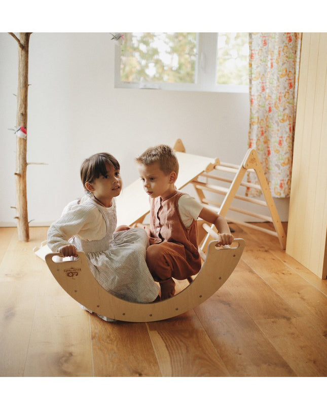 Kinderfeets Houten Pikler - Schommel- en Klimboog