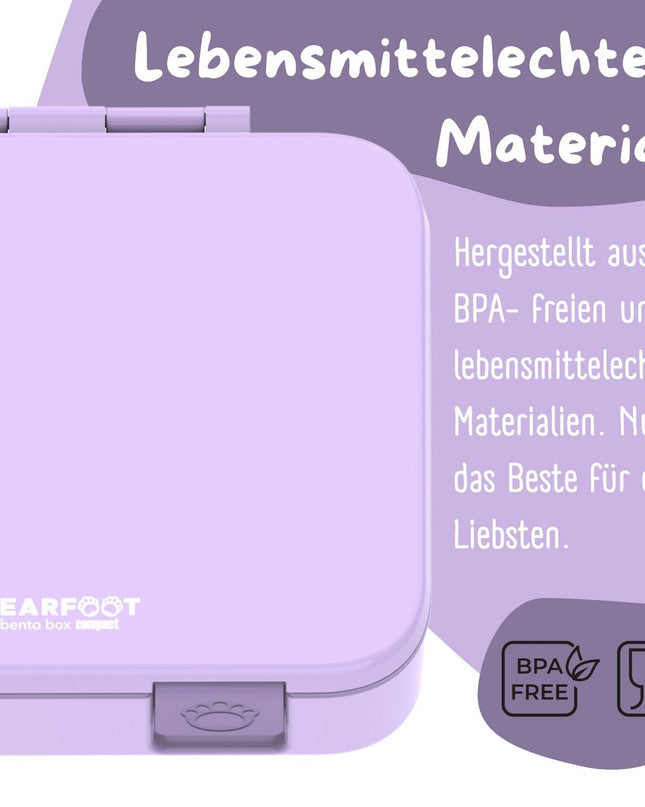 Leaf-Dose mit Ventilatoren, Licht und auslaufsicher – lila