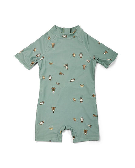 Kali swimsuit - zwemjumpsuit - Light green - Space - zomer26