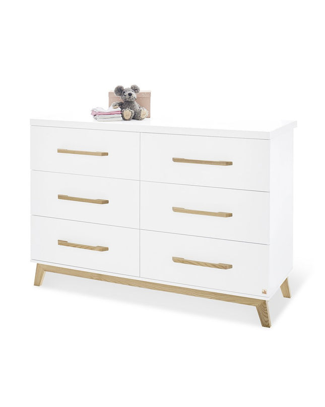Startset 'Riva' extra breed
2 delen: ledikant, extra brede commode