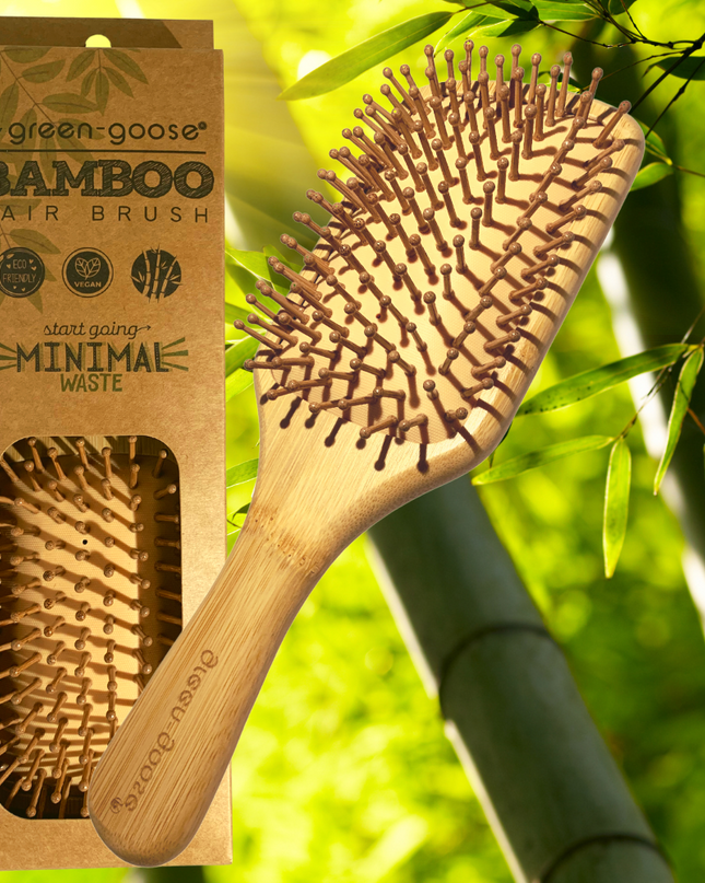 green-goose Bamboo Hairbrush XL