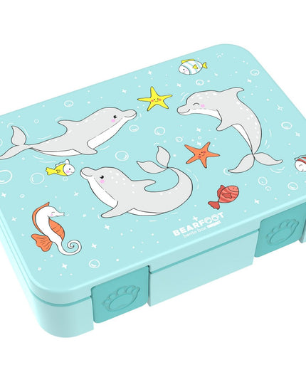 Nachhaltige Bento-Lunchbox COMPACT – mit Fächern, auslaufsicher, BPA-frei – Dolfijn