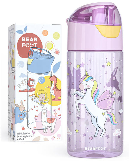 Children's water bottle, lightweight water bottle - unicorn