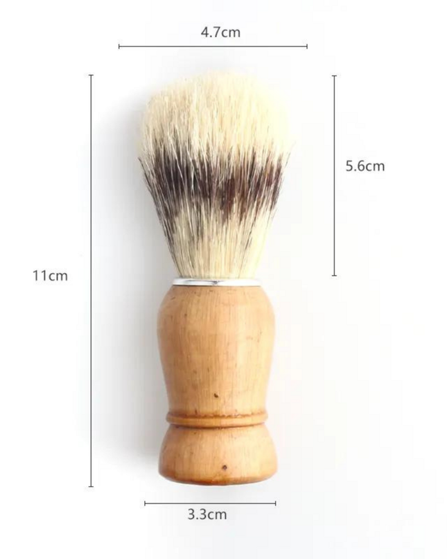 green-goose Klassiek Scheermes met Scheerzeep en Scheerkwast - Bamboe