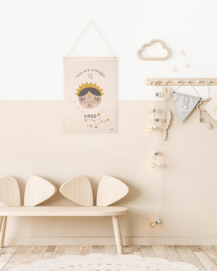 Baby Astro Wanddecoratie – Kleine Maagd, 40x50 cm
