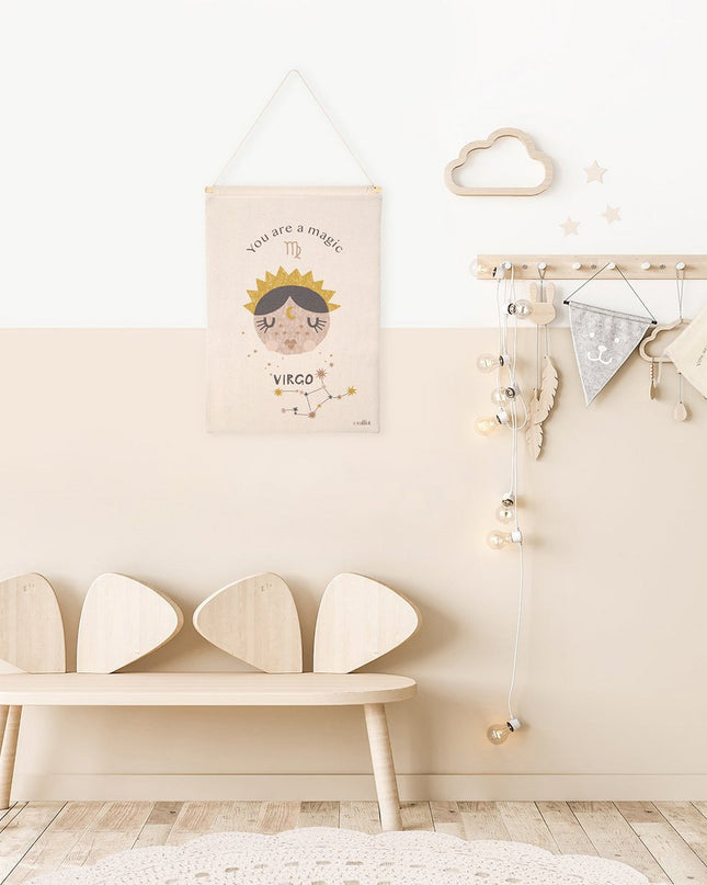 Baby Astro Wanddecoratie – Kleine Maagd, 40x50 cm