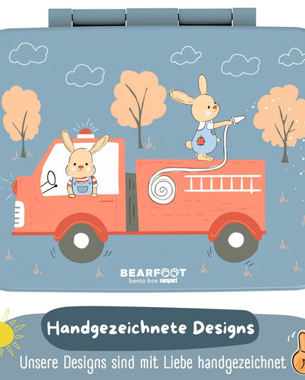 Laubbehälter mit Motiven, leicht und auslaufsicher - Feuerwehr