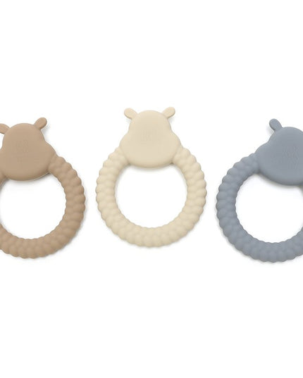 HIPPO | Soft Silicone Teething Toy | Bijtring