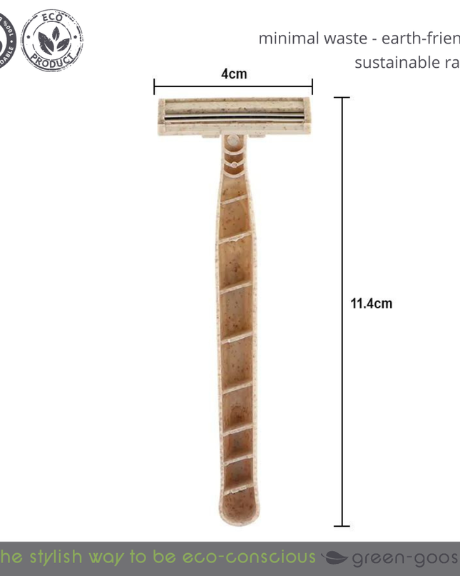 green-goose Bio-based Scheermesjes | 24 Stuks