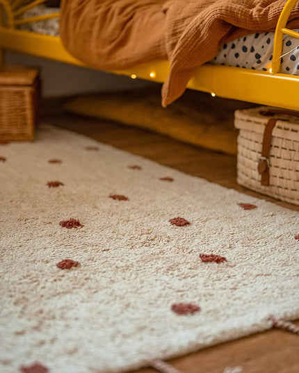 NÜMI Amber gestippeld kindertapijt