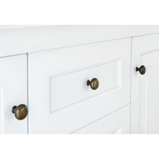 Startset 'Emilia' extra breed, incl. wandplank3 delen: ledikant, extra brede commode, wandplank