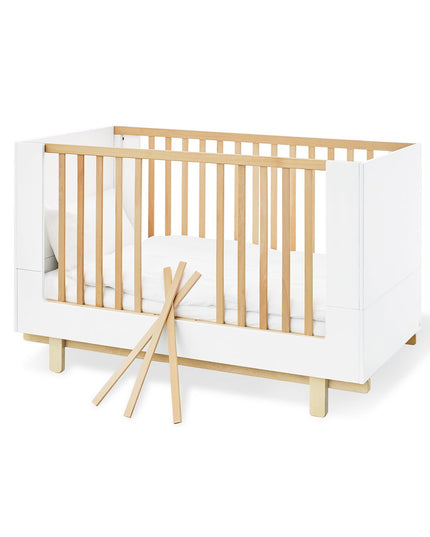 Startset 'Boks' extra breed
2 delen: ledikant, extra brede commode
