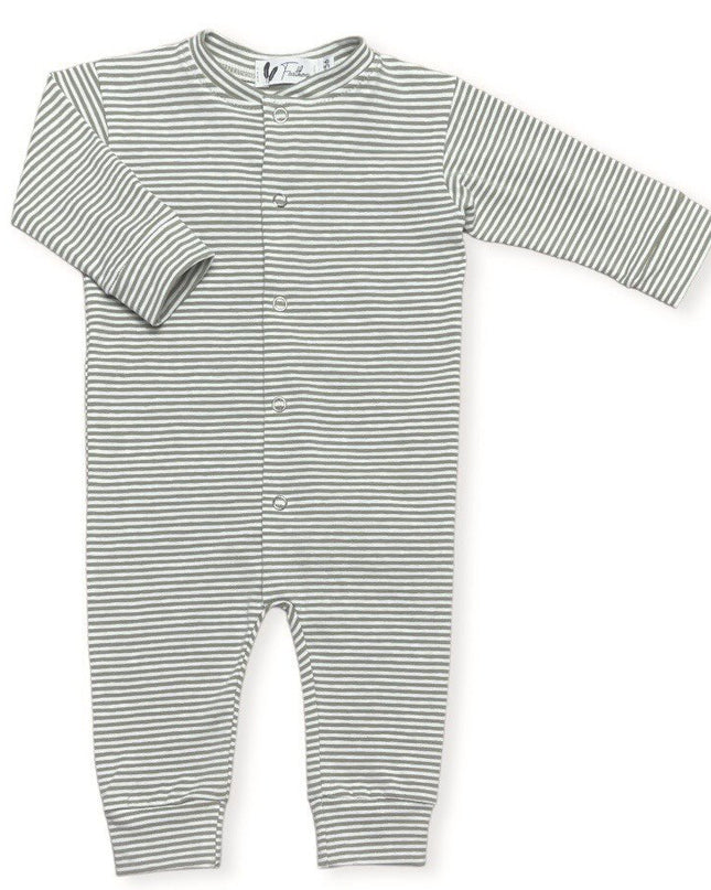 Boxpakje Small Stripes Sage - Unisex boxpakje met streepjesprint