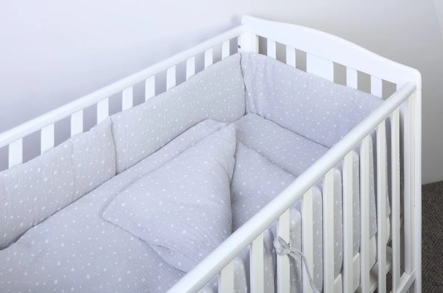 YappyStar Grijs beddengoed 100x130 / 38x55 cm