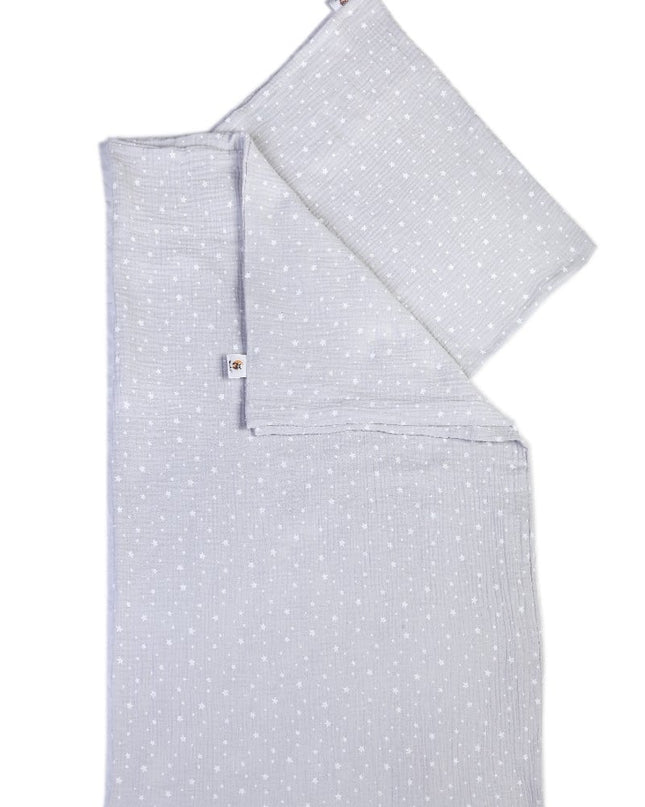 YappyStar Grijs beddengoed 100x130 / 38x55 cm