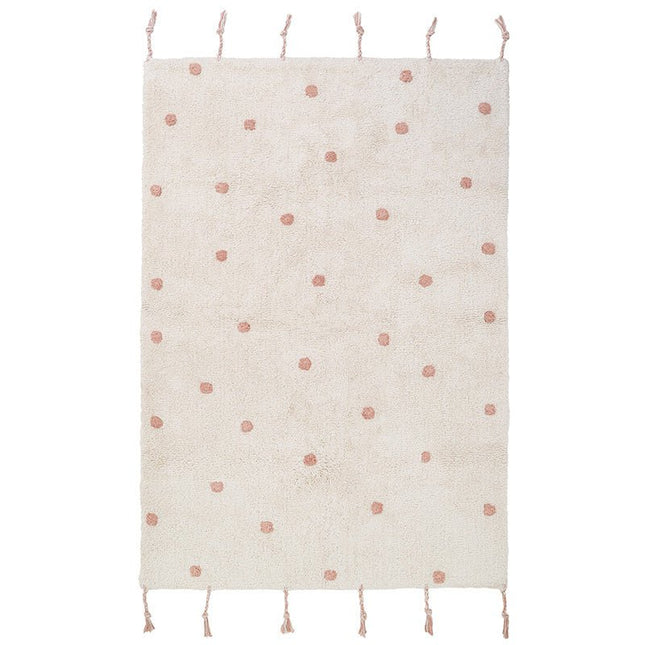 Nümi Ronde Kinder Vloerkleed – Stippen, 100x150 cm