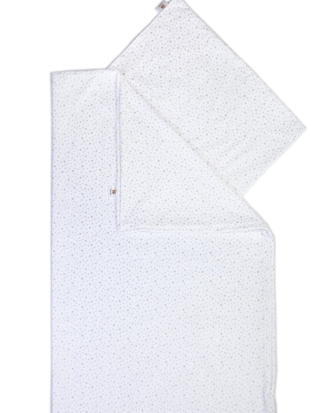 YappyStar Wit beddengoed 100x130 / 38x55 cm