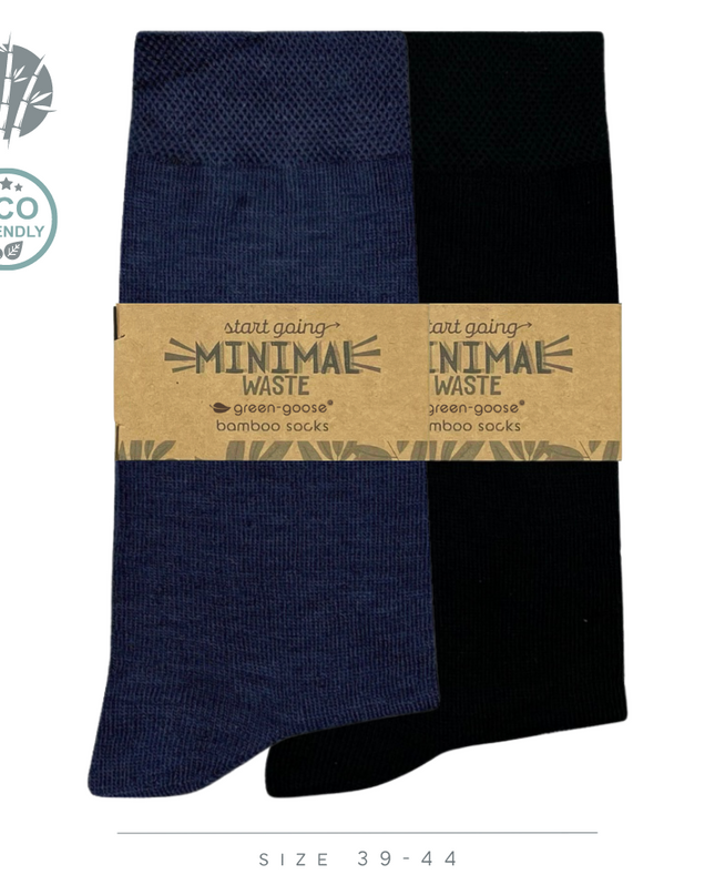 green-goose Bamboe Heren Sokken | 4 Paar | Mixed | 39-44