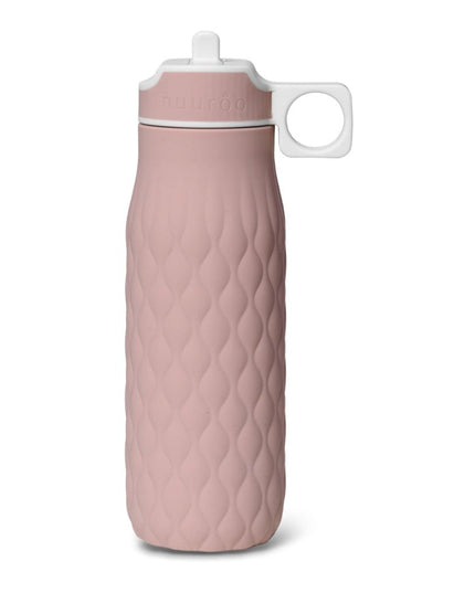 Nima silicone drinking bottle - water bottle - Woodrose 400 ml