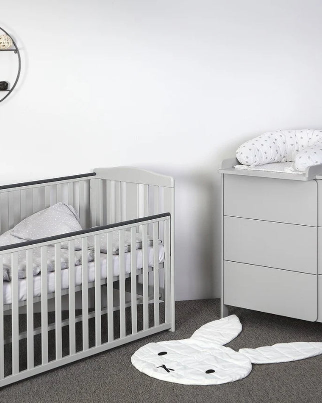 YappyQu kinderbedje ledikant, LICHTGRIJS