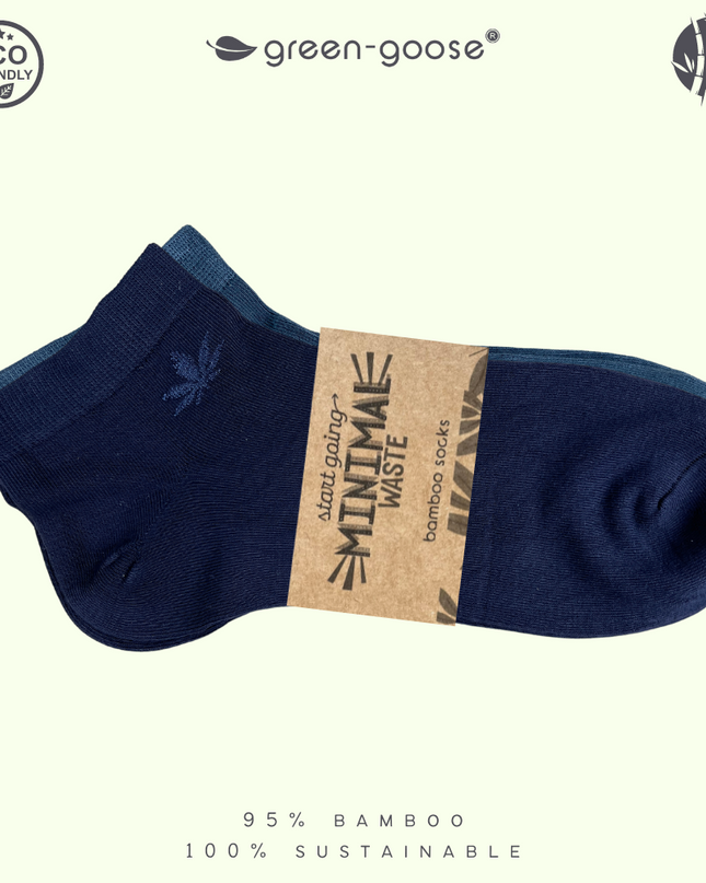 green-goose Bamboe Sneakersokken - 5 Paar - Maat 37-43 - 85% Bamboe - unisex