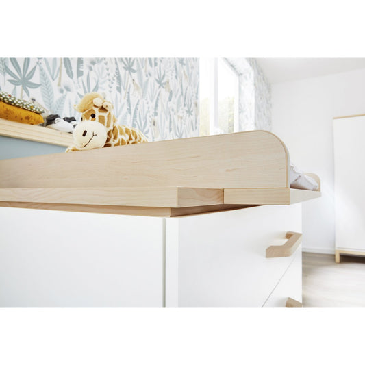 Startset 'Light' breed groot3 delen: ledikant, brede commode, grote kledingkast